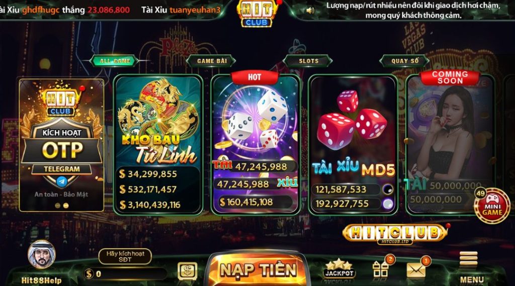 Cách chơi Tài Xỉu MD5 Hit Club